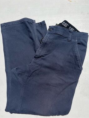 CAT Men's Navy Work Jeans